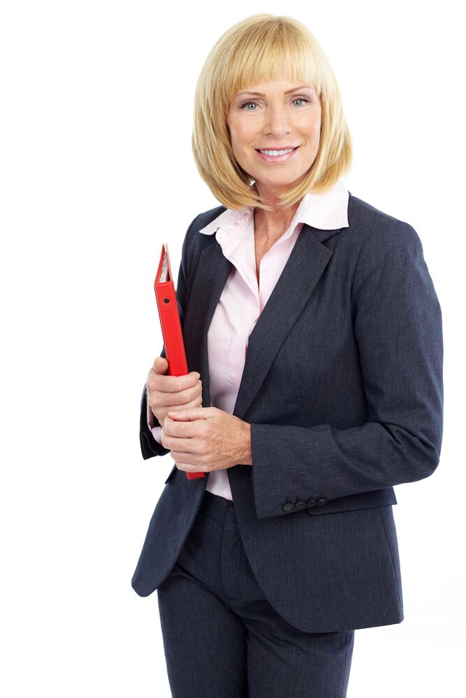 first-day-at-new-job-business-woman-holding-red-folder