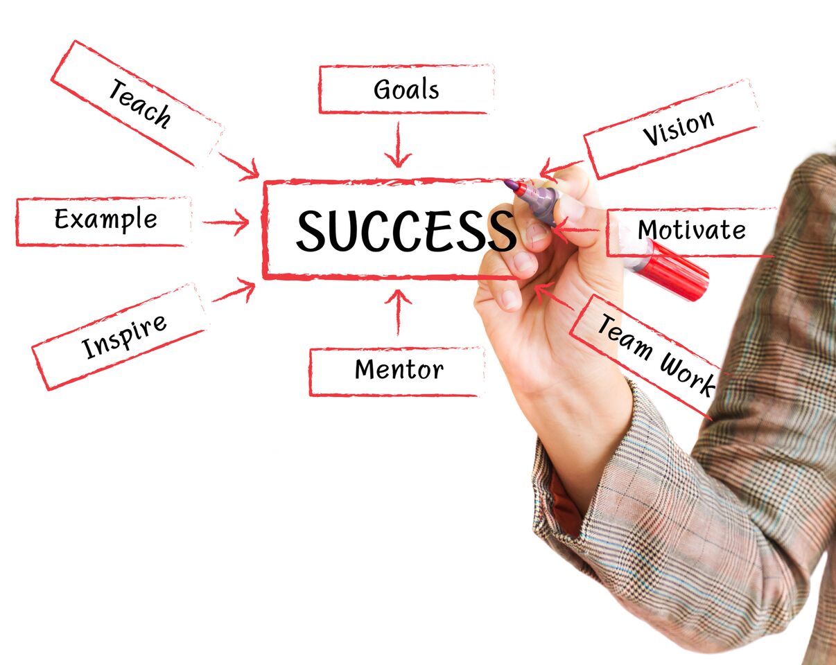 mentoring - success flow chart